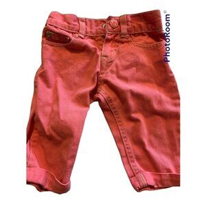 🌸3/$15🌸2T Toddler Size Oshkosh Salmon Pink Girls Jeans